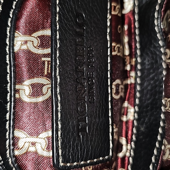 Tignanello black leather crossbody purse - Picture 7 of 10